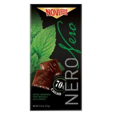 Novi Nero Nero 70% Czekolada gorzka Miętowa 75g Włoska