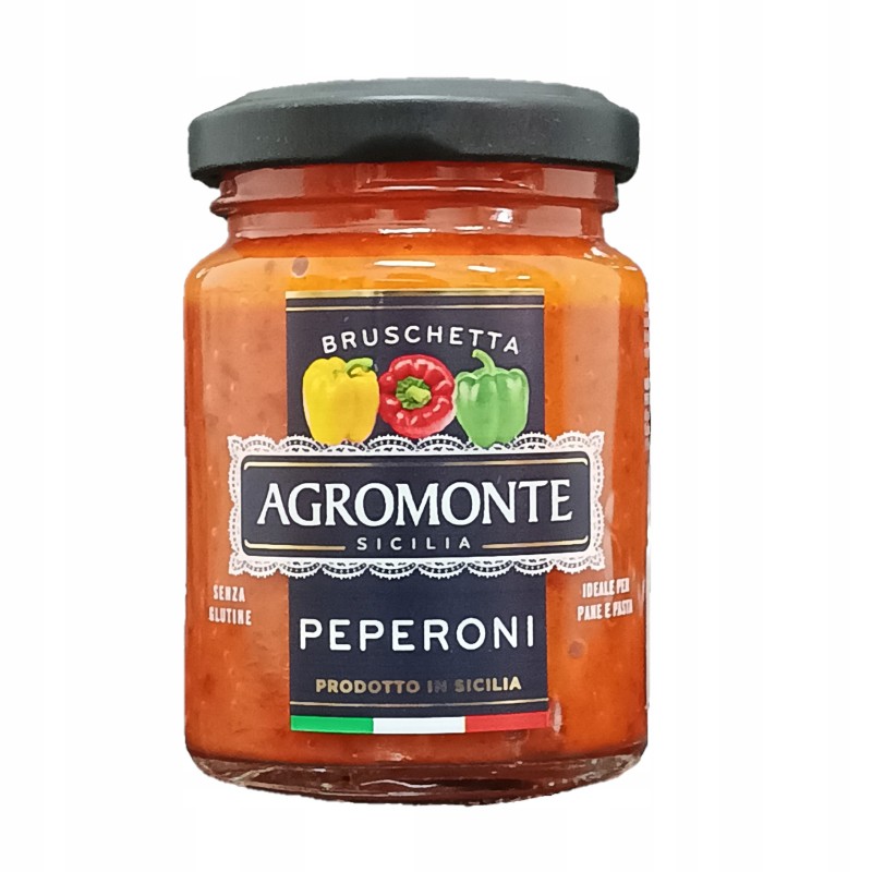 Agromonte Bruschetta Peperoni bruschetta z papryki 100g Włoska