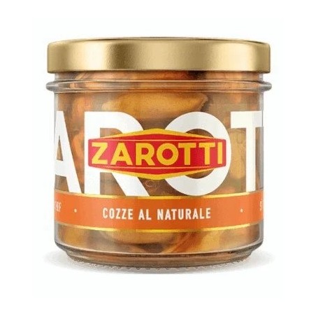 Małże w naturalnej zalewie Cozze al Naturale ZAROTTI 110g