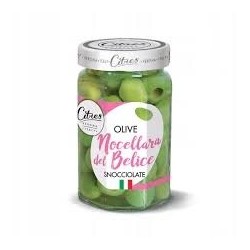 Oliwki zielone bez pestek włoskie Nocellara Del Belice 290g - Citres