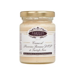KREM Z PECORINO ROMANO DOP Z CZARNĄ TRUFLĄ 130G