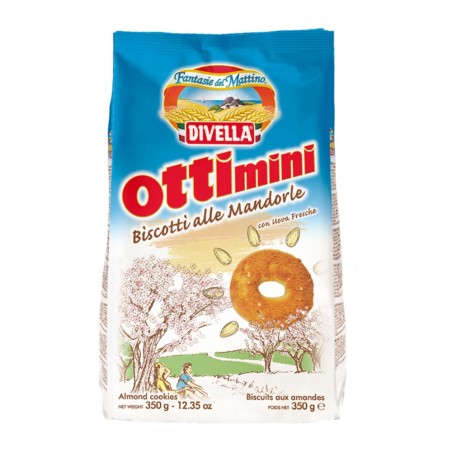 CIASTKA OTTIMINI Z MIGDAŁAMI DIVELLA 350G