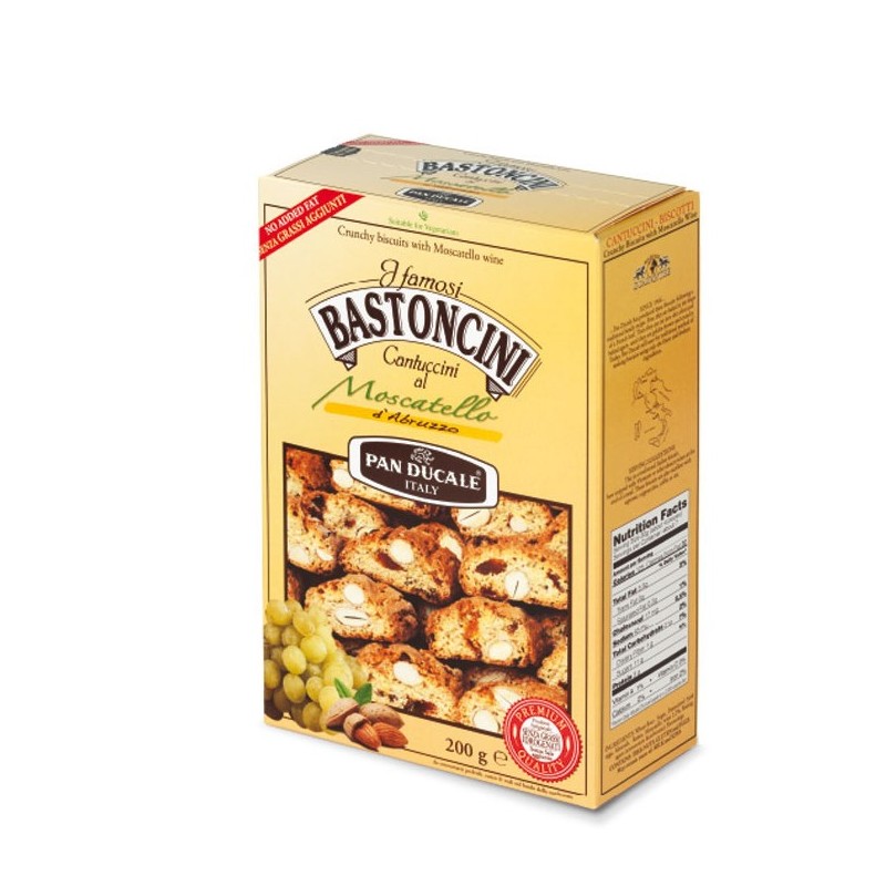 CIASTKA CANTUCCINI Z WINEM MOSCATELLO PAN DUCALE 200G