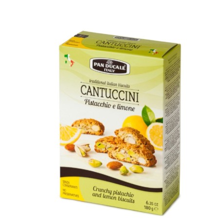 CIASTKA CANTUCCINI PISTACJE I CYTRYNA PAN DUCALE180G
