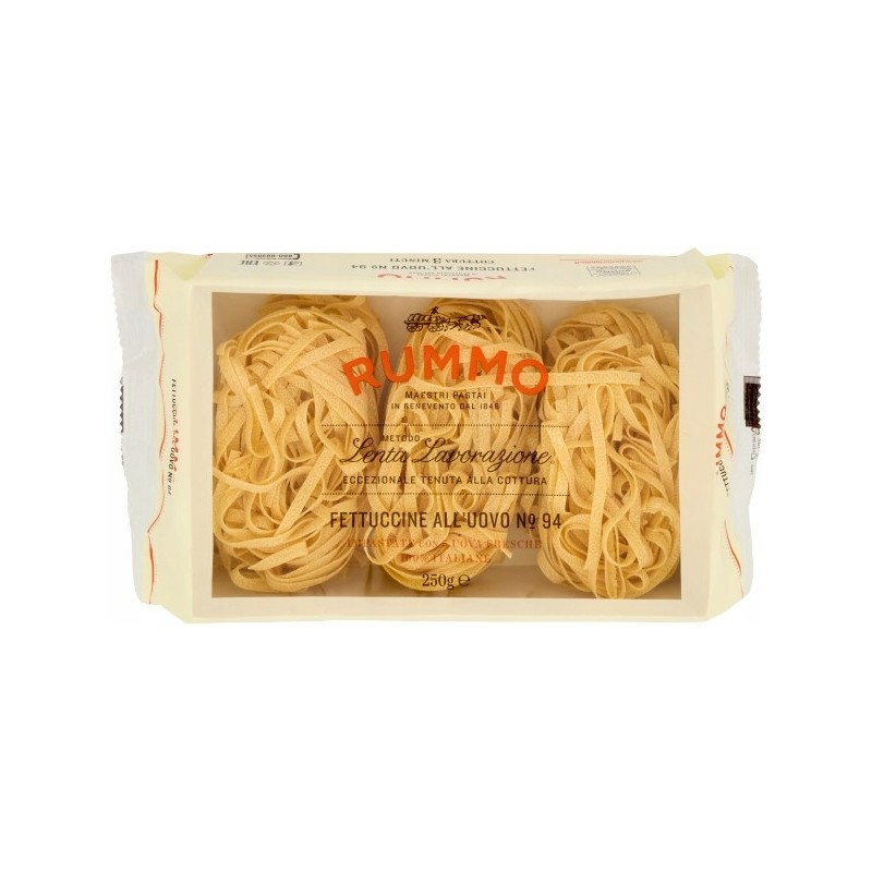Rummo Fettuccine All'Uovo n 94 250g włoski makaron jajeczny gniazda