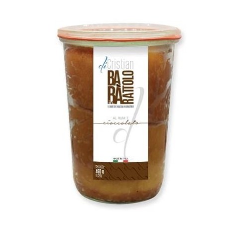 BaBarattolo al Rum e Cioccolato 430 g. Babka nasączana rumem i czekoladą.