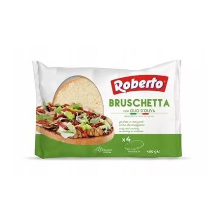Bruschetta 400 gr. Chleb do przygotowania bruschetty w kształcie dużego owalu.