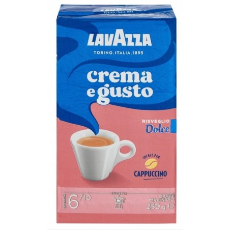 Lavazza Crema e Gusto Dolce 250g Kawa Mielona Crema Egusto