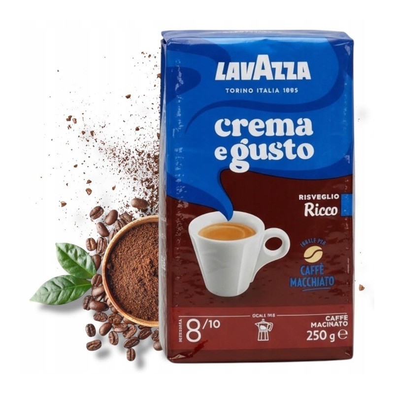 Lavazza Crema e Gusto Ricco – Kawa mielona 250 g