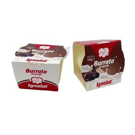 Burratina al tartufo Ignalat 125 gr.Burrata z truflą z regionu Apulia