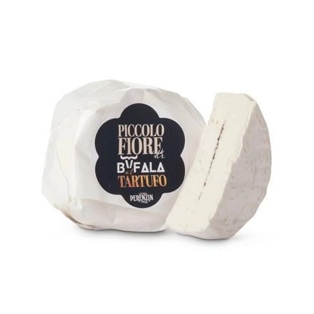 Formaggio Piccolo fiore di bufala al tartufo 250 gr. Serek pleśniowy z pasteryzowanego mleka bawolego z truflą