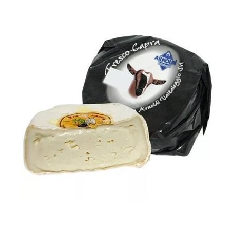 Fresco Capra morbido Valtaleggio. Świeży miękki ser z pasteryzowanego mleka koziego.