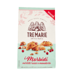 Tre Marie Morbidi Mirtilli - włoskie ciastka z żurawiną i migdałami 300g