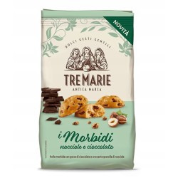 Włoskie ciastka z orzechami laskowymi i czekoladą TRE MARIE 300g