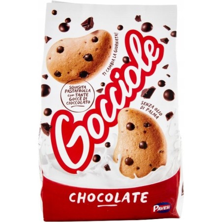 Ciastka z czekoladą Gocciole 500g - Pavesi Barilla włoskie kruche