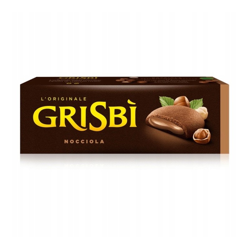 GRISBI NOCCIOLA CIASTKA Z KREMEM ORZECHOWYM 150g