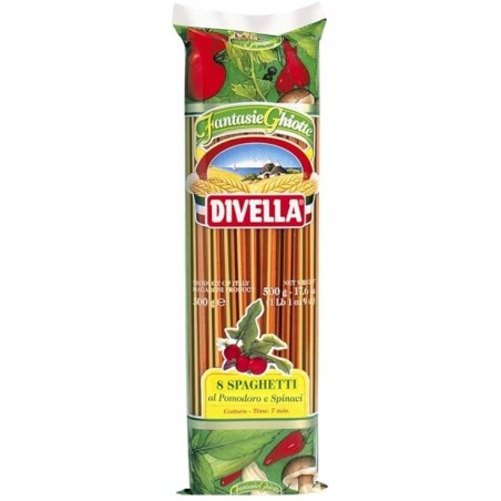 Divella Spaghetti Trecolore Włoski Makaron 500g