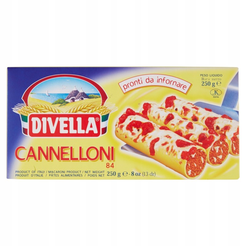 Włoski Makaron Cannelloni N84 Divella 250g