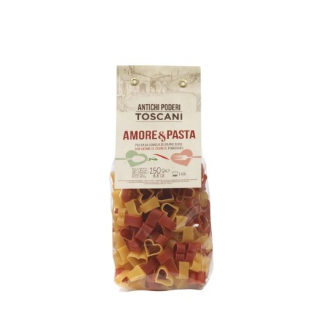 Antichi Poderi Toscani- Walentynki serca makaron kolorowy serduszka 250g -