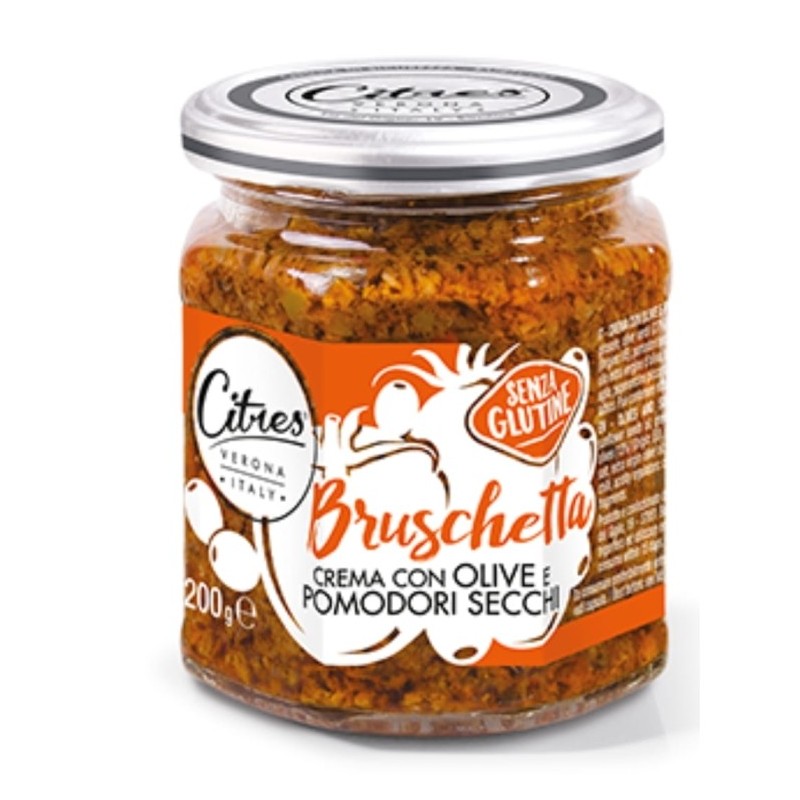 Pasta bruschetta z oliwek i pomidorów 200g - Citres