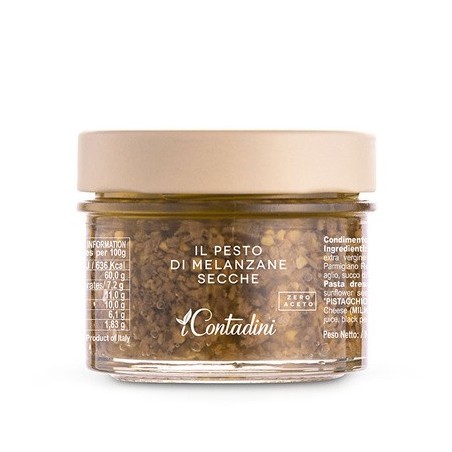 iContadini Pesto - włoskie pesto z suszonych bakłażanów i pistacji 100g
