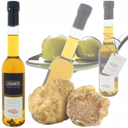 Oliwa truflowa z kawałkami białej trufli extra vergine - Levante 250 ml